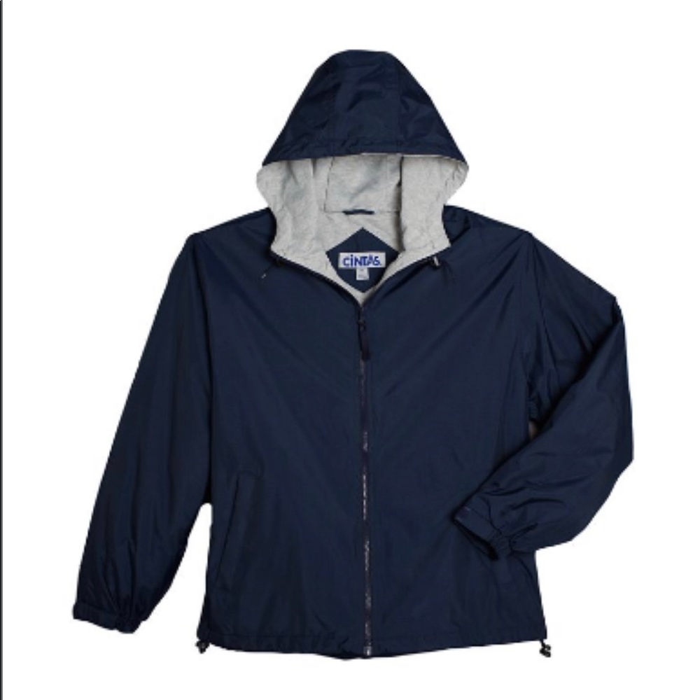 NYLON STADIUM HOODED JACKET
